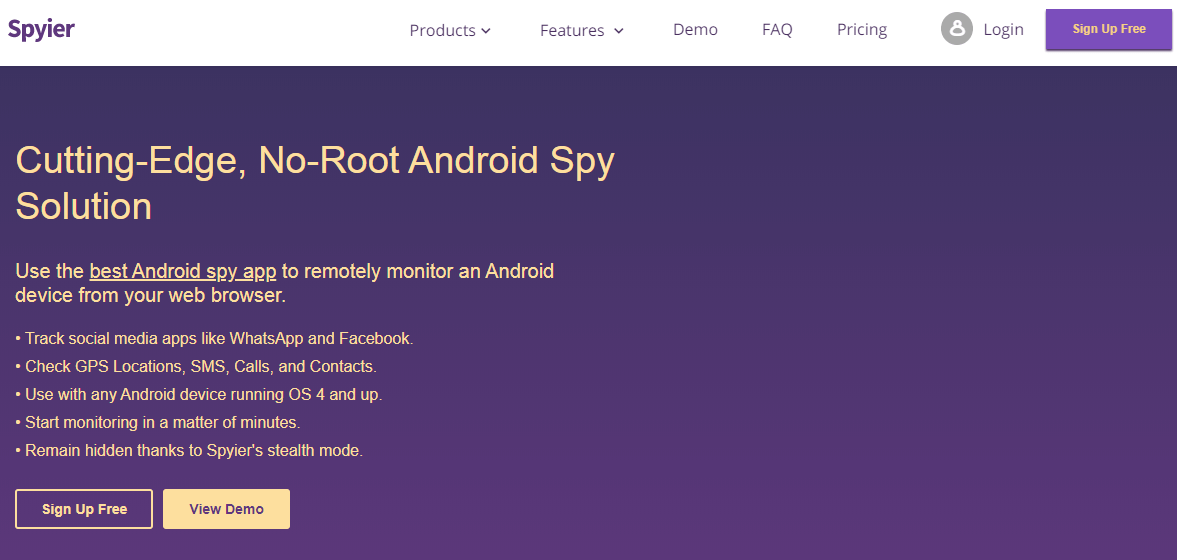 Überprüfung der Android-Spionage-App