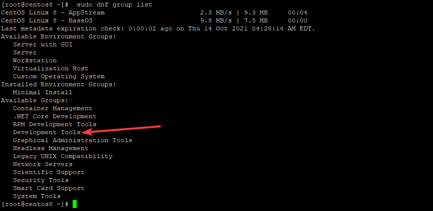 So installieren Sie die GCC-Compiler-Sammlung unter CentOS 8 und Rocky Linux 8