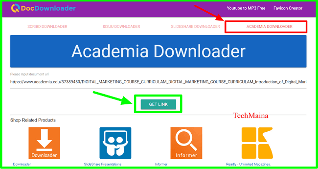 So laden Sie Academia-Dateien mit DocDownloader herunter
