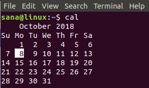Arbeiten mit Kalendern im Linux-Terminal