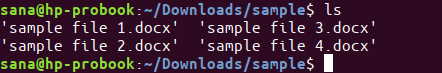 Batch-Entfernung von Leerzeichen in Dateinamen über die Ubuntu-Befehlszeile