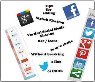 Floating Vertical Social Media Sharing Icons: So fügen Sie sie zu einer Website hinzu