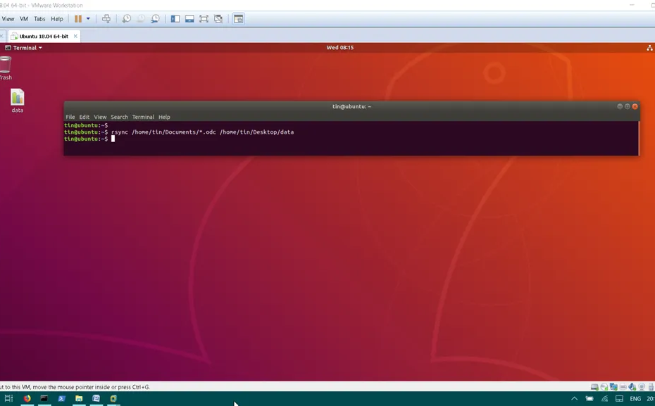 Kopieren Sie Daten mit rsync auf Ubuntu