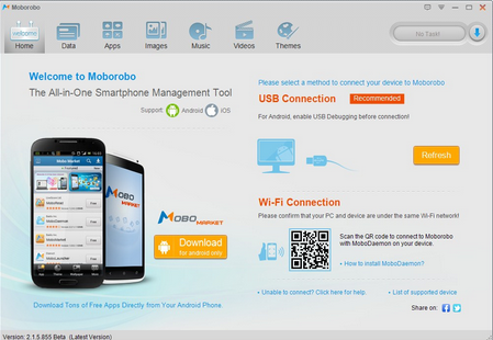 Moborobo Review: Beste plattformübergreifende PC-Management-Suite für Android, iOS