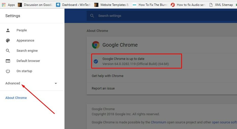 Chrome-Browser aktualisieren