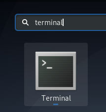Öffnen Sie das Debian-Terminal