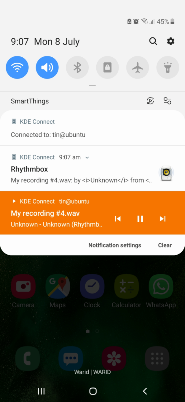 Steuern Sie Ubuntu Music Player von Ihrem Android-Gerät aus