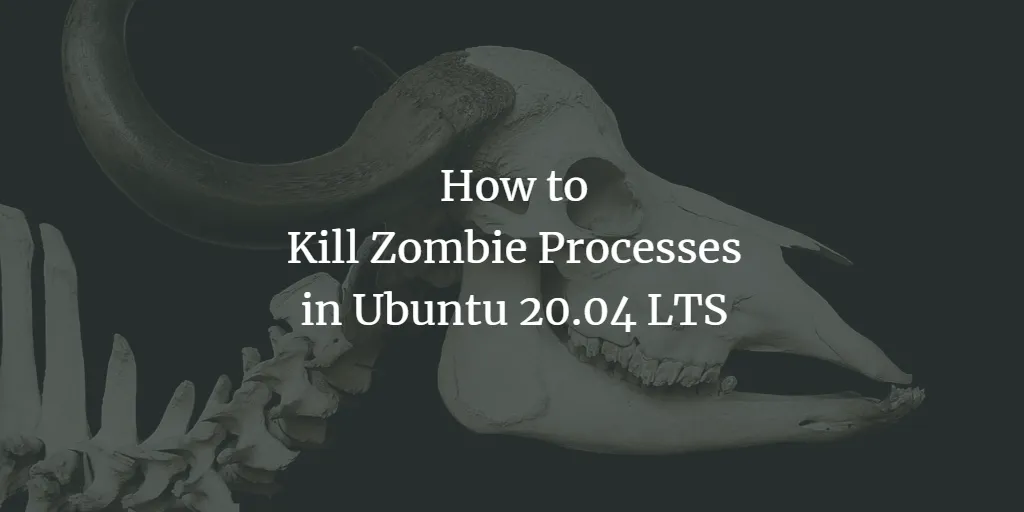 So töten Sie Zombie-Prozesse in Ubuntu 20.04 LTS