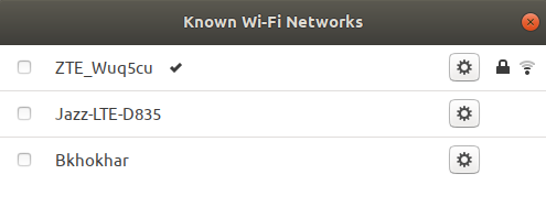 Wi-Fi-Netzwerkoption