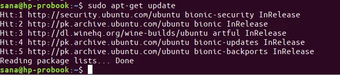 Ubuntuパッケージを更新する