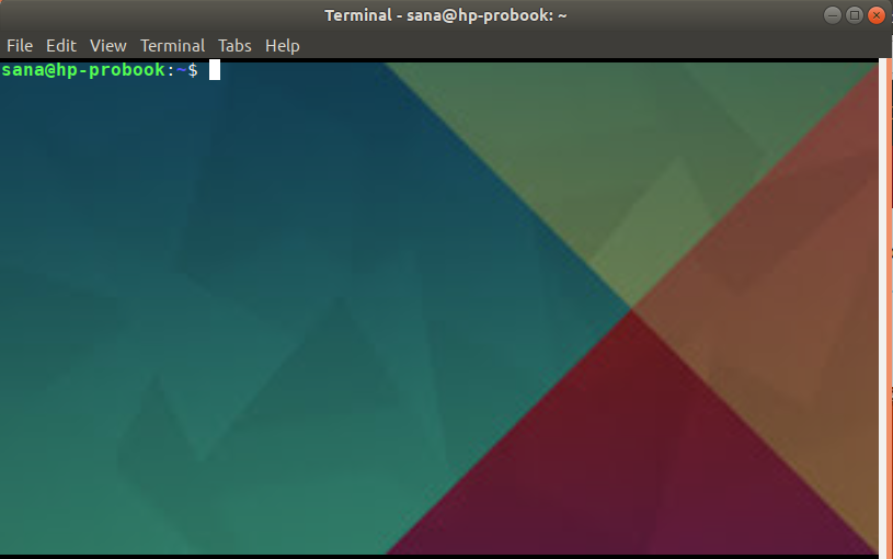 Linux-Terminal mit Hintergrundbild