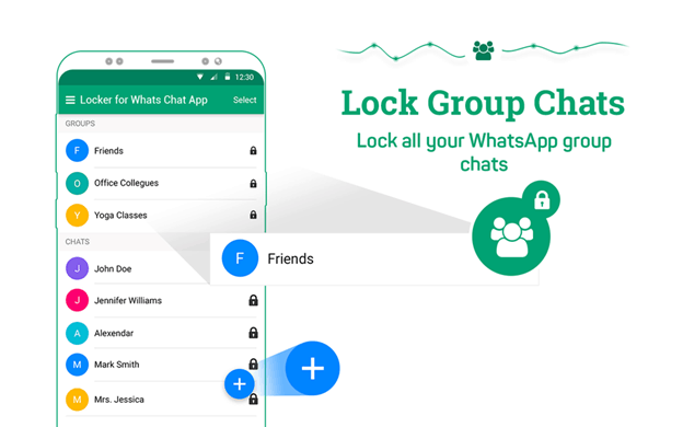 Locker für WhatsApp-Chat-App-Funktionen