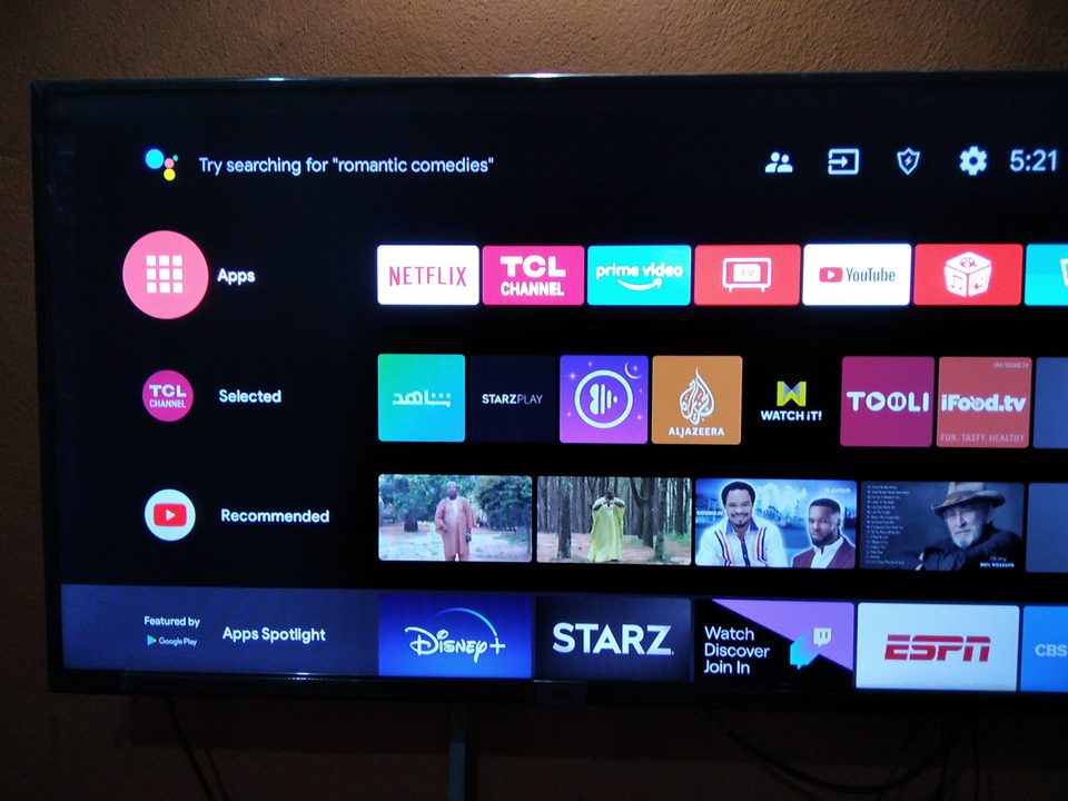TCL Android Smart TV Test