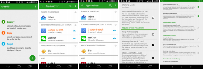 Greenify Batteriespar-App für Android