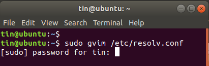 Bearbeiten Sie die Datei in einem Linux-Terminal mit GVim