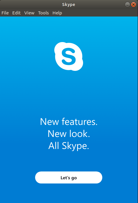 Skype wurde erfolgreich installiert